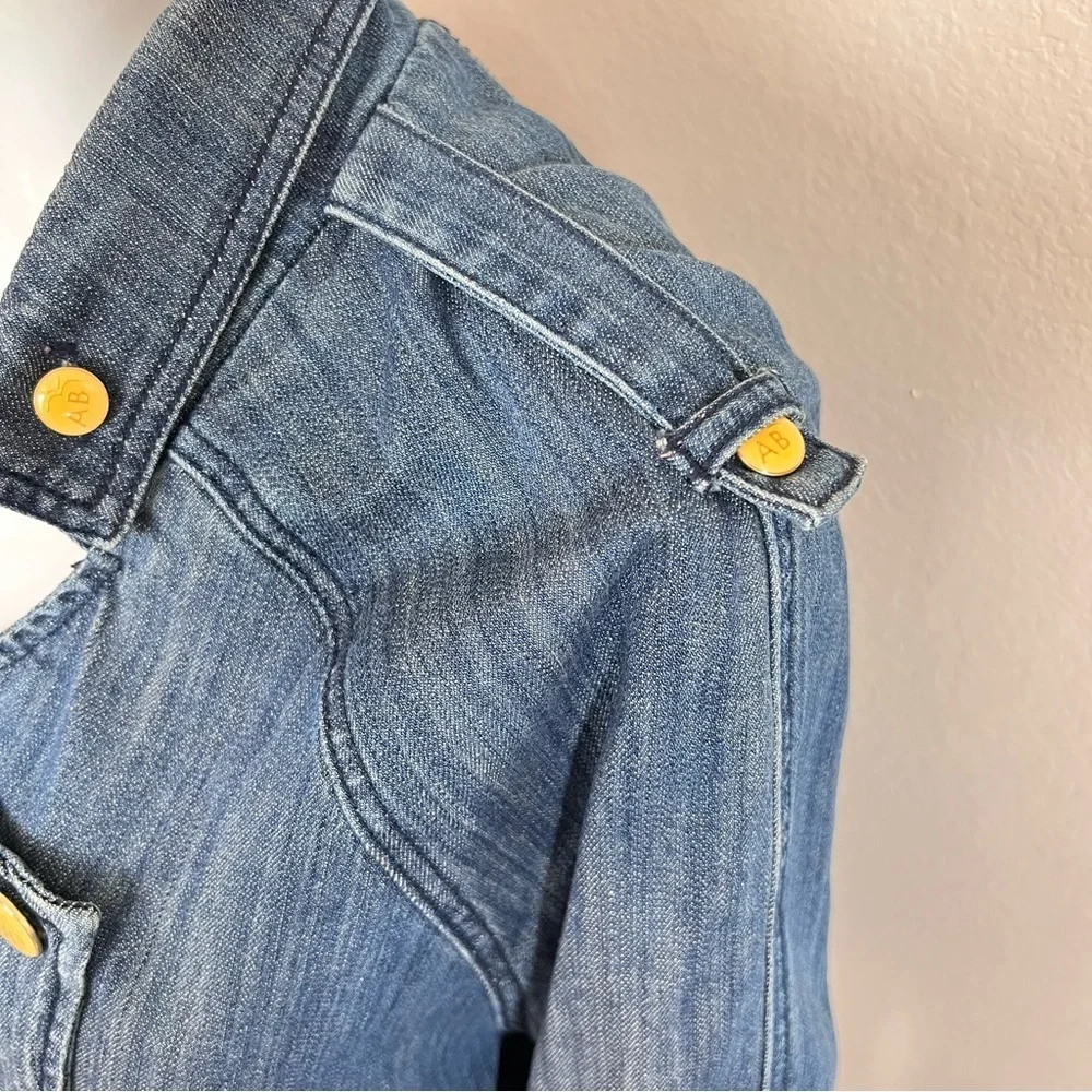 Vintage Apple Bottoms Denim Jacket with Yellow Signature Buttons - Picture 6 of 15